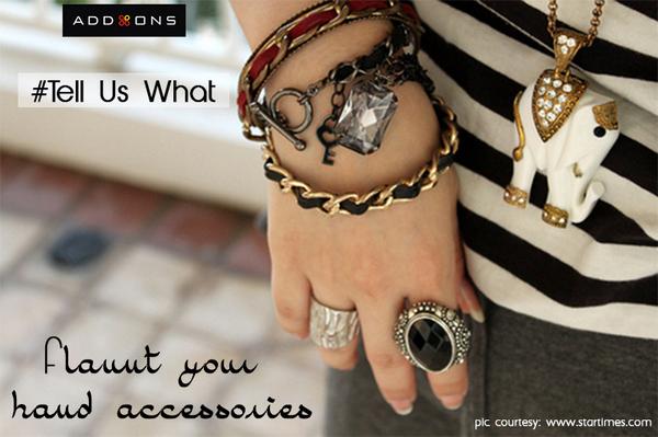 addonsLive's tweet photo. #TellUsWhat you’re wearing on your wrist today!
#Addons #Accessories #Fashion #Visarjan http://t.co/RhDUtw9faS