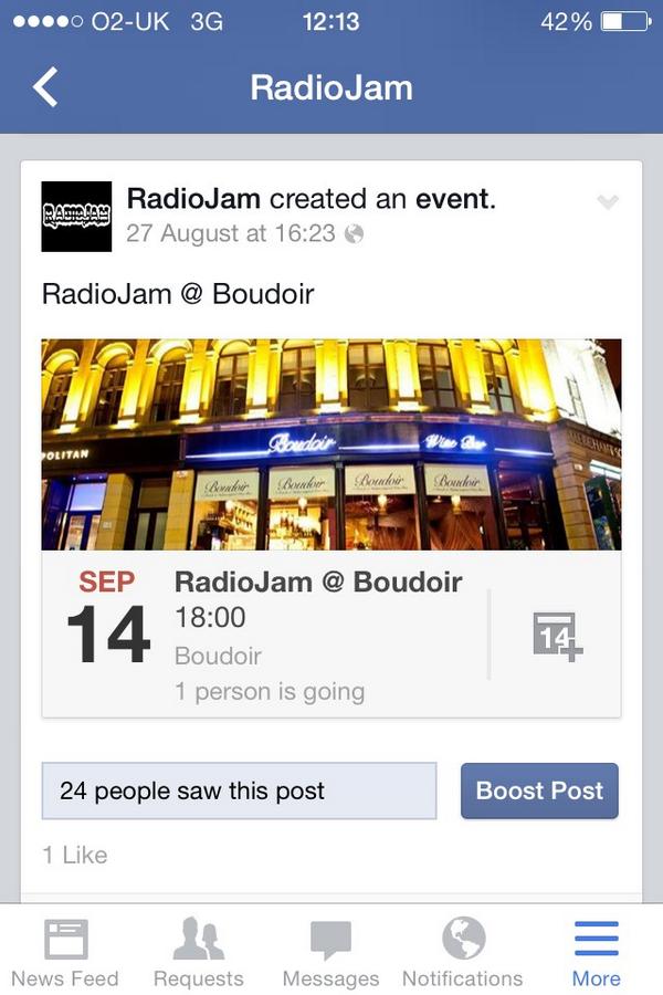 RadioJamUK's tweet photo. Up and coming gigs include @AleaGlasgow &amp; @BoudoirWineBar 🎶 http://t.co/xSZN74XZS5