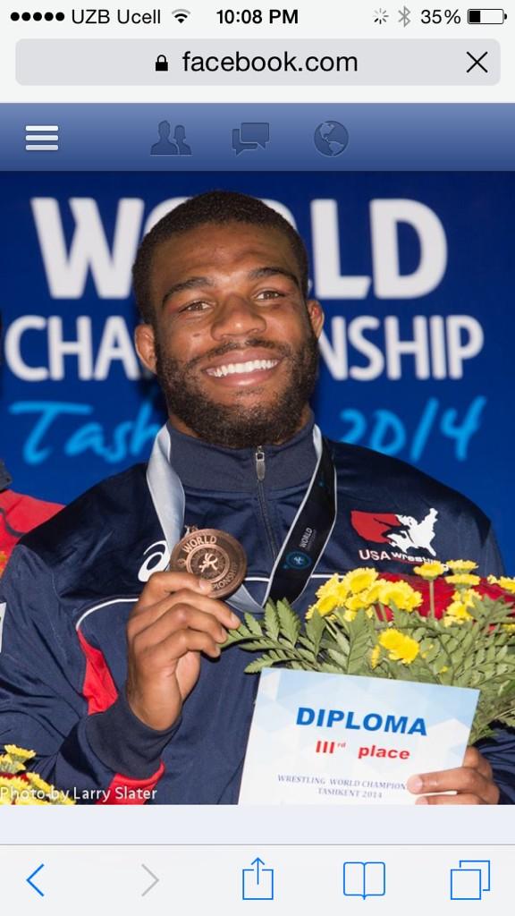 Wrestling is a humbling sport. Regardless of circumstances, we should always be joyful. Even on the 3rd place podium.