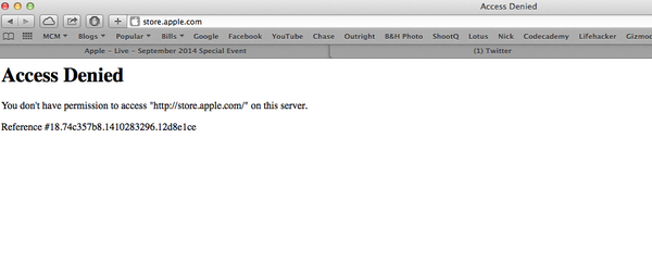 don't try to go to store.apple.com right now bc apple forgot how to internet