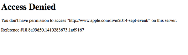 juregodler's tweet photo. OK, you want to keep it private. Understood. #AppleEvent2014 http://t.co/ImBsBFR8HG