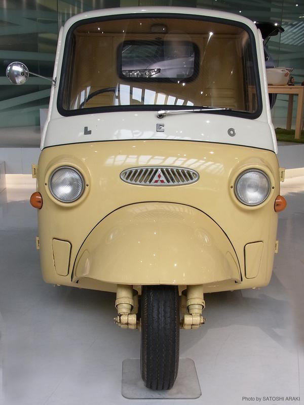 萬代屋 旧バンダイ 三菱レオ 郵便車 超希少 三菱の三輪自動車 レオ