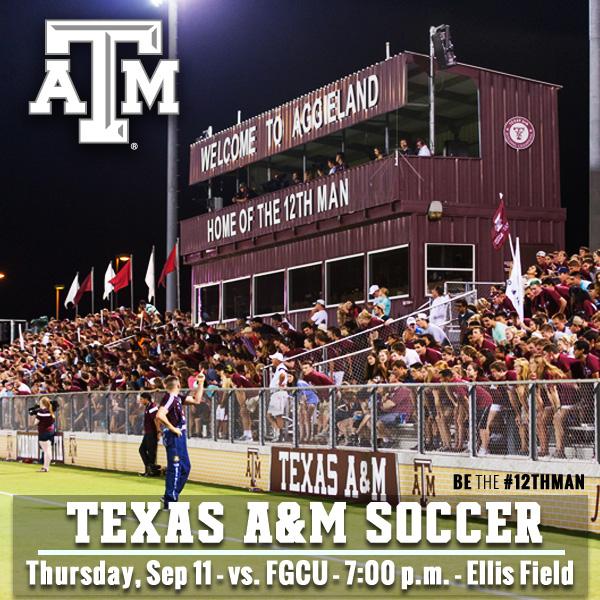 Texas A&M Soccer on Twitter "Be the 12thMan and join us at Ellis