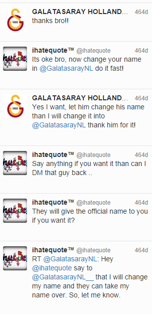 ihatequote's tweet photo. I had a conversation with the biggest Dutch Galatasaray fan page, they are the best! #ultrAslan @GalatasarayNL http://t.co/fTaL2BeAh0