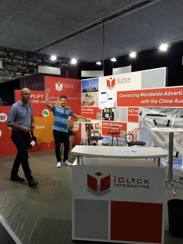 i_clickglobal's tweet photo. We are at #dmexco2014. Getting ready for the show. http://t.co/mHZDWWpdri
