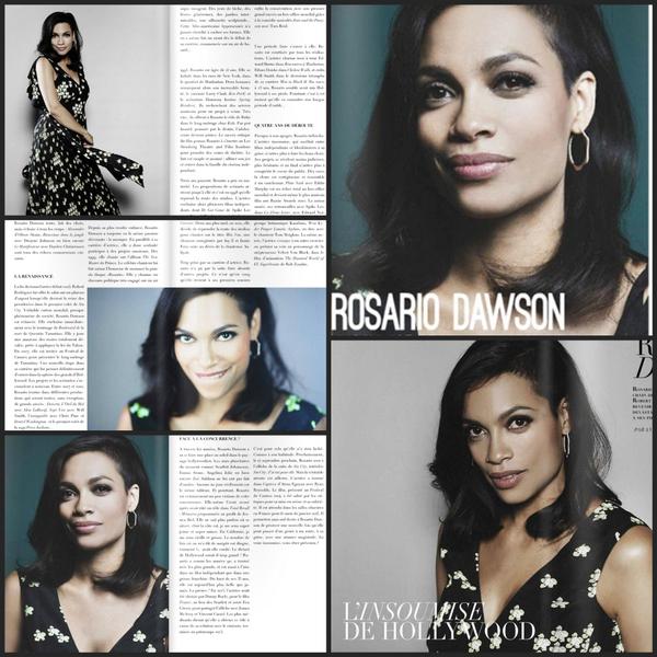 Portrait de #RosarioDawson dans le <a href="/Blind_Magazine/">The Blind Magazine</a> ! Huit pages pour revenir sur presque 20 ans de carrière ! Déjà !