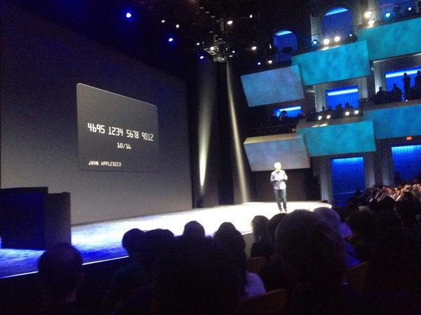 DavidMuir's tweet photo. #InsideApple @tim_cook reveals #applepay -- our interview on #WorldNewsTonight -- Is he out to kill the credit card? http://t.co/mmfhboc0M2