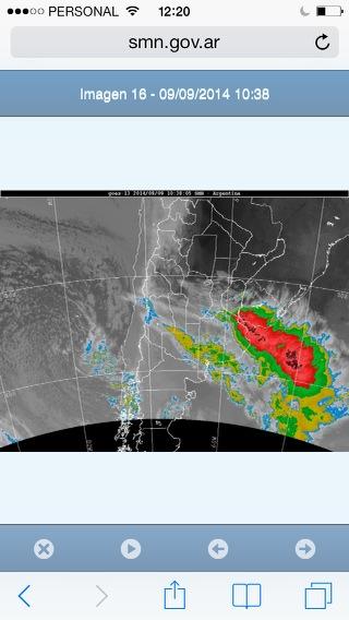 Miren la imagen satelital de la tormenta de anoche!! http://t.co/VFWhT3sngF