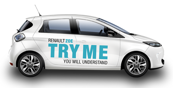 GroupeRenaultEV's tweet photo. "#Renault #ZOE: try it and you'll understand" <- do you agree? :-) #EV http://t.co/yPIBjzwtDd