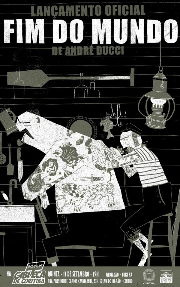 Lançamento na Gibiteca de Curitiba nessa quinta as 19h
