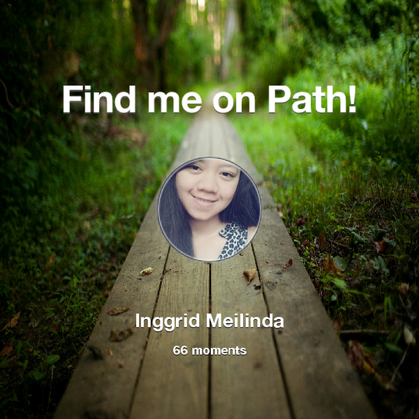 inggitmeylinda's tweet photo. I've shared 66 memories with my friends on #Path - see them now at http://t.co/A6NOAqquk9! #thepersonalnetwork http://t.co/nz0oRtFtKo