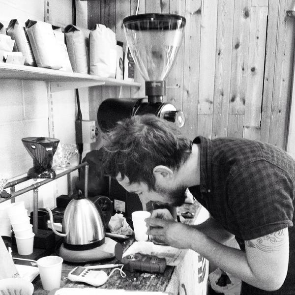 Big moment for us today at the Climpsons coffee lab #refractometer #coffeescience <a href="/climpsonandsons/">Climpson & Sons</a>