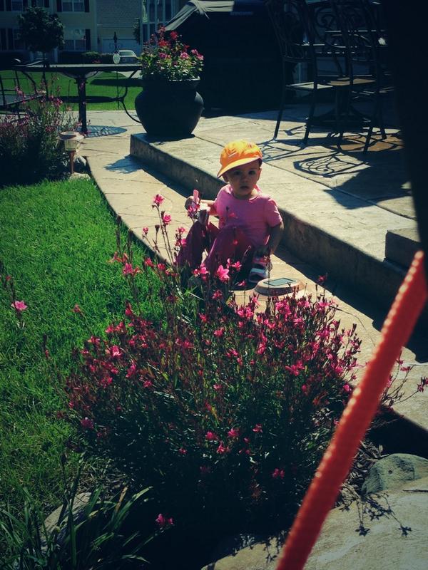 Drinking coffee sitting outside watching my princess play ☕️☀️🌺#beautifulwaytostarttheday