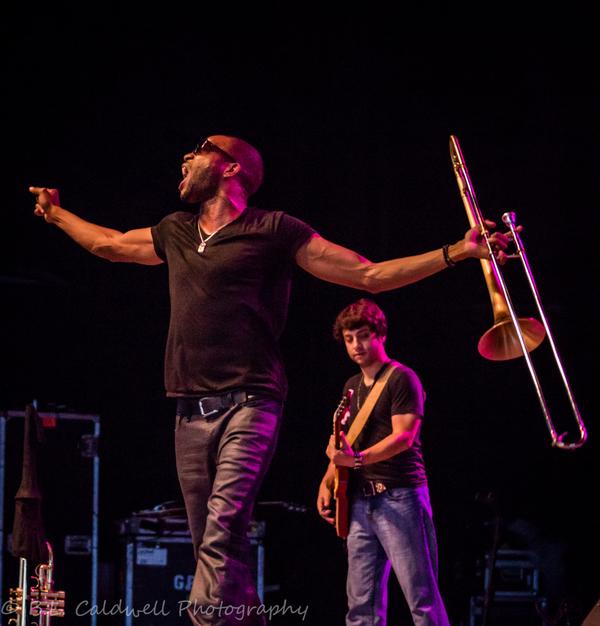 BLC_photography's tweet photo. . @Tromboneshorty @riverbendpnc Trombone Shorty at Ohio River Throwdown. Gallery: http://t.co/Gscr12jzd0 http://t.co/Rr3uYIc5N6