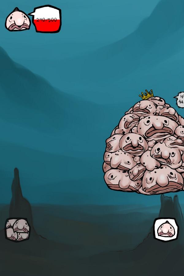 MinionTom's tweet photo. Play Blobfish Evolution FREE today! https://t.co/sZysF5kHGF #BlobfishEvolution http://t.co/WMpdBNyZrG