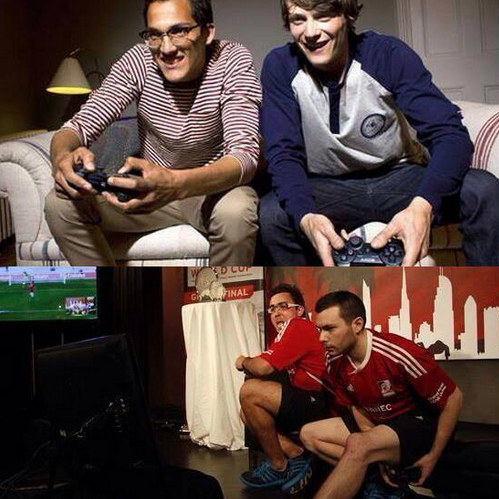 TheanSmith's tweet photo. "@GeniusFootball: Playing FIFA normally vs playing FIFA during a penalty shootout! http://t.co/o0zl2wqJZR"@krappie59 @Nielotjie @Emile1995