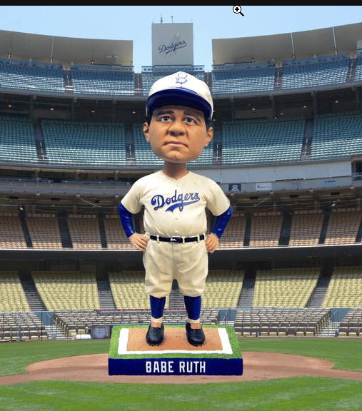 Darren Rovell on X: Dodgers giving away a Babe Ruth bobblehead tonight. He  COACHED for them in 1938  / X