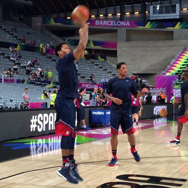 derrick rose warm up