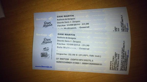 soni_mg's tweet photo. Ahora siiii, este sábado @_danielmartin_ http://t.co/oLGjLvHSL4