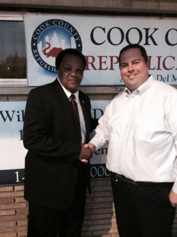 At the opening of new South Side Cook County GOP office #CookCountyGOP #ILSenateDistrict18