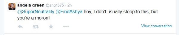 FindAshya's tweet photo. @NHSfeedback
Is this your PR?

"#NHS RESEARCH NURSE"
BOMBARDED me w RUDE MESSAGES 
when I quoted #Ashya #AshyaKing http://t.co/ThUFqyUiyM