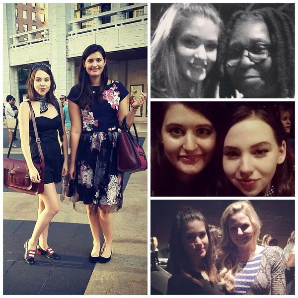 Our team enjoying #nyfw #stylishstylists #mbfw