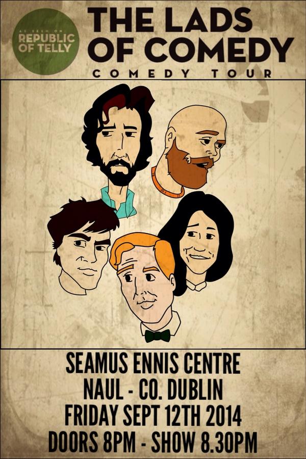 LadsofComedy's tweet image. Friday Sept 12th @ Seamus Ennis Centre, Naul, Co. Dublin... Doors at 8pm tickets on door or at seamusenniscentre.com