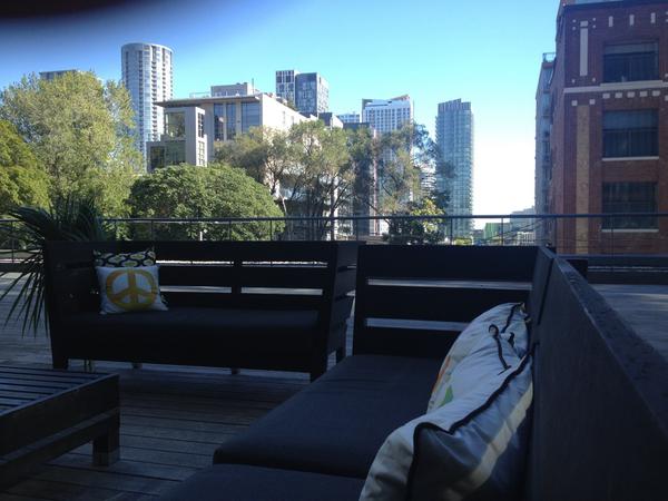 kirstenreader's tweet photo. #IndiewireMixer in #RestlessHotel @ThompsonToronto #3rdFL about to begin @RestlessPR x @indiewire #TIFF14 http://t.co/X4RFELCoTD