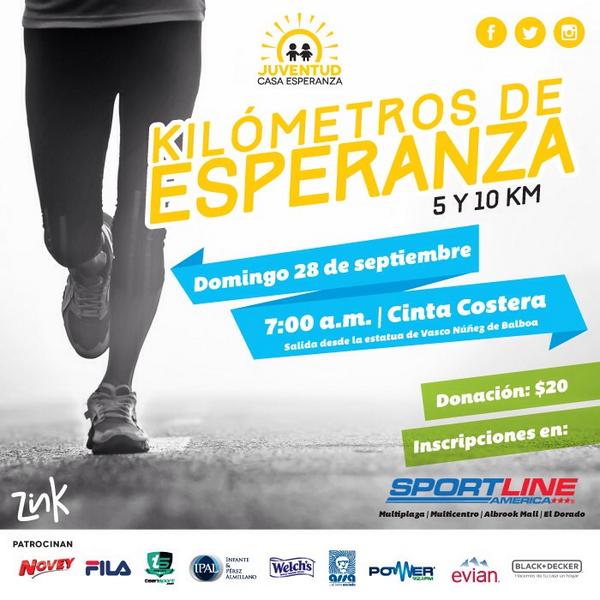 juventud_ce's tweet photo. Con solo $20 estarás ayudando a más de 50K niños, niñas y adolescentes panameños. #KilometrosDeEsperanza http://t.co/S6C1GcaECq