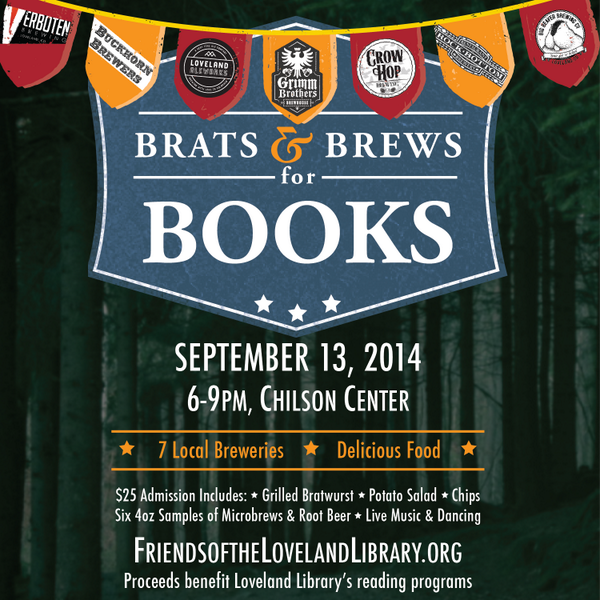 CityofLoveland's tweet photo. Eat, drink and benefit the Library's reading programs! More info at 962-2665. http://t.co/JQ8kSQuXOH