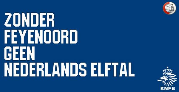 feyenoordpings's tweet photo. Zo zie je maar weer als je geen Feyenoorders bij de selectie hebt. #Oranje #tsjned http://t.co/bWjmLD8zPc