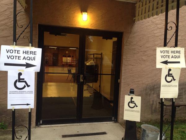 sethfreach's tweet photo. Voting in today's New York primary. http://t.co/Nnuu7hoEM7
