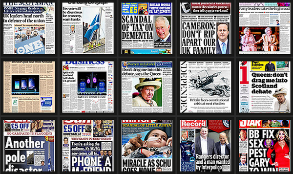 News24Scotland's tweet photo. TOMORROW'S FRONT PAGES: TONIGHT!

go to > http://t.co/T0p1oadmxf

#indyref http://t.co/lk5BVUKZYc