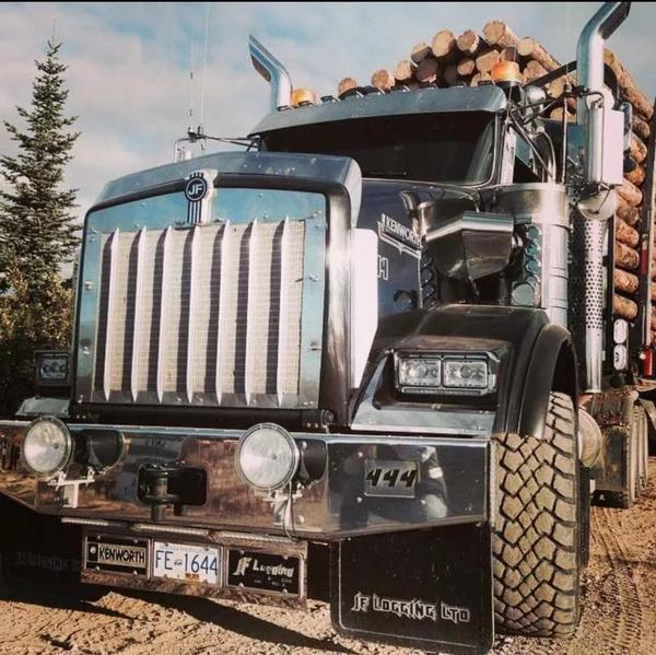 RoughtonRachael's tweet photo. Nothing but logs and chrome. #JFLogging http://t.co/658upanfFu