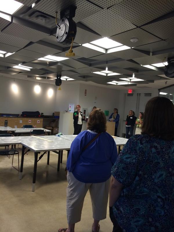 3D printing @library21c!  What could your class do with this technology?  #eleSTEMary