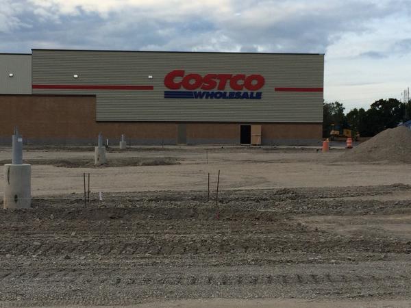 CameronGroupLLC's tweet photo. Construction on @Costco at #Township5 in Syracuse, NY is looking good. http://t.co/56uH0UkA70