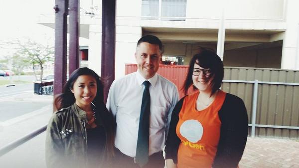 VGenSA's tweet photo. Thank you @Mark_Butler_MP for meeting with us and agreeing to influence #G20 govts to implement ethical consumerism http://t.co/povslFagg1
