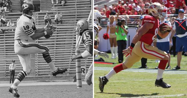 49ers's tweet photo. 7 #49ers respond: What's the first thing that @ChicagoBears bring to mind?

READ: http://t.co/bgTYx6xM8k
@VMcDonald89 http://t.co/2rOAvgqCJc