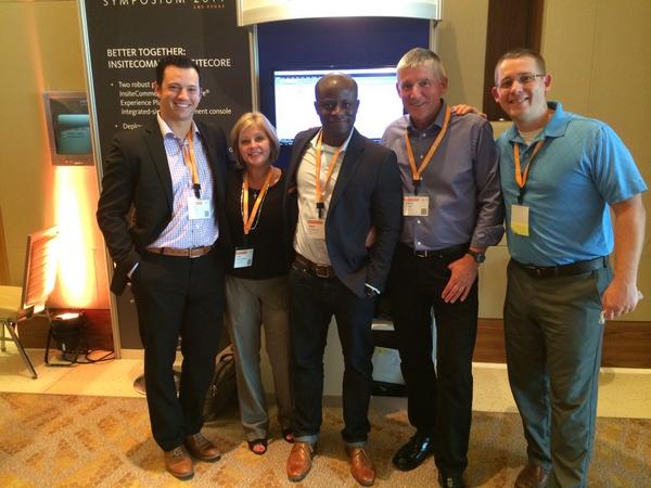 au55ie's tweet photo. President of Sitecore coming over to take care of us! @InsiteSoftware #SYMNA http://t.co/pilQaBdaOZ