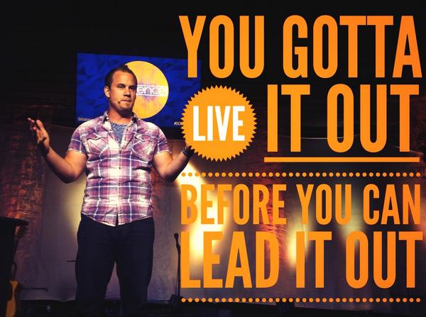 RoryLawrence's tweet photo. You gain authority to lead in areas when your living it out in your own life. @stevejesmer #DCInfluence http://t.co/UwYpdvDMQ2
