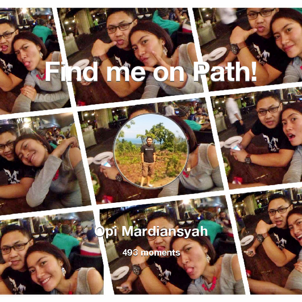 opisipopeye's tweet photo. I've shared 493 memories with my friends on #Path - see them now at http://t.co/DfkMDYo7MT! #thepersonalnetwork http://t.co/4kYPMHEpWA