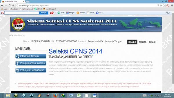 Arief55Azhar's tweet photo. @BKN_RI sy udah mengisi formulir n udah dkirim k.emailq n masuk http://t.co/yGqsyS4hxg menu daftarnya ga ada http://t.co/mtrvr4s2n7
