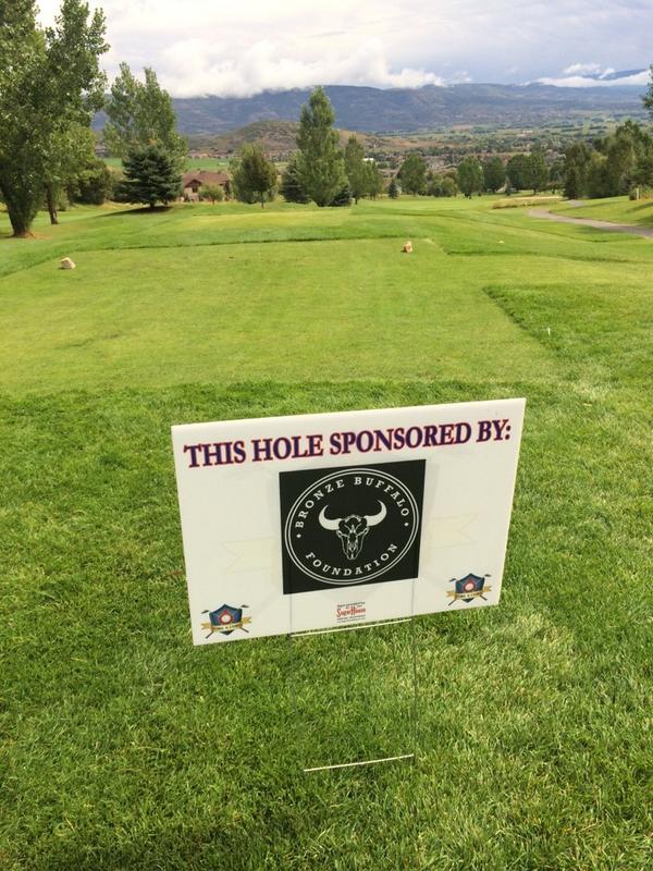 Proud to give back to another great cause #charity #bronzebuffalofoundation #golf #UHF