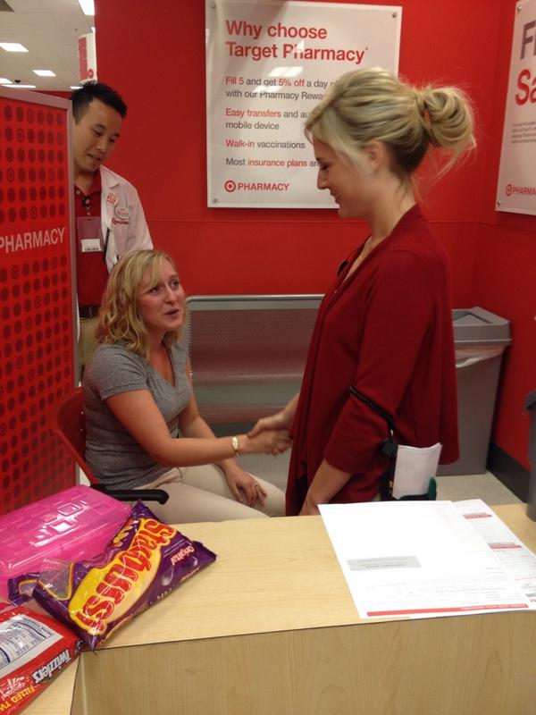 emma_first's tweet photo. This is what being an #internmentor is all about #facingfears #RockTheShot #didntevencry #wegotthis http://t.co/dPvJQRoS63