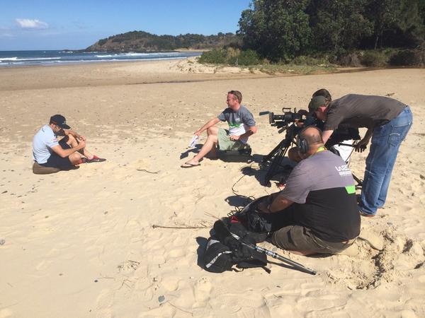 Not a bad spot for an interview <a href="/ChrisAtko/">Chris Atkinson</a> <a href="/RallyAustralia/">Rally Australia</a> <a href="/OfficialWRC/">FIA World Rally Championship</a>