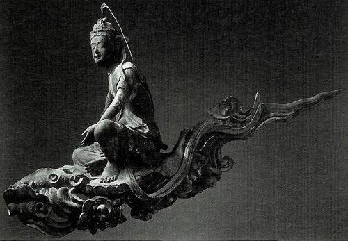 京都・平等院/雲中供養菩薩像(1053年)】鳳凰堂中堂母屋内側の壁上に