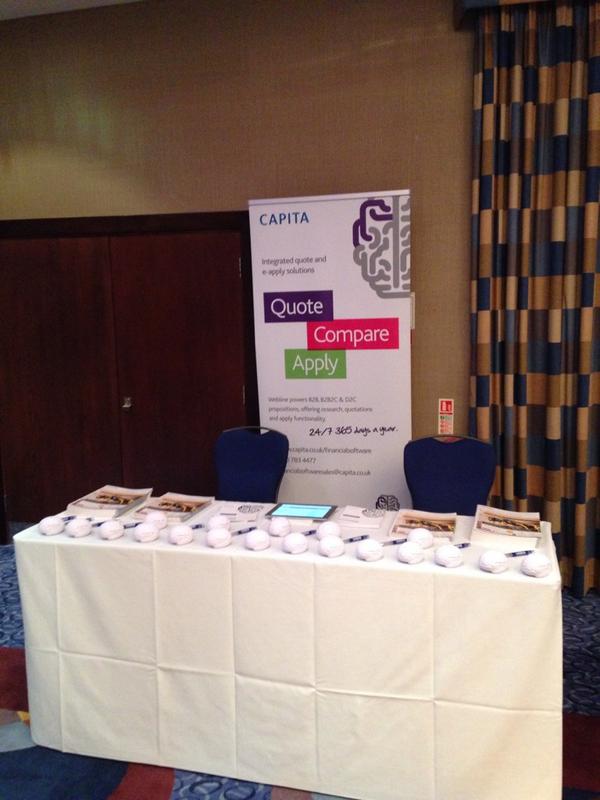 warreniress's tweet image. Another @simplybizserves protection event and another @CapitaFS stand. Come say hello. #protection #webline