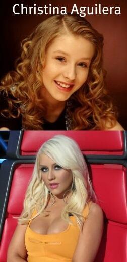 ThenNowWow's tweet image. Christina Aguilera