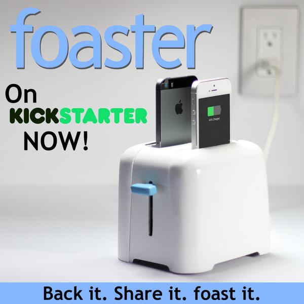 foasters's tweet photo. It's GO time! #foaster is now on Kickstarter. Back it at: http://t.co/XBIT5Ek9en http://t.co/9jITcGaEch