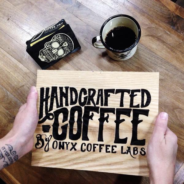 TheBaristar's tweet photo. This. Handcrafted goodness all over the place. Thanks @onyxcoffeelab #rootscoffeehv #handcrafteddrinksandstuff http://t.co/sEIpI7pYbn